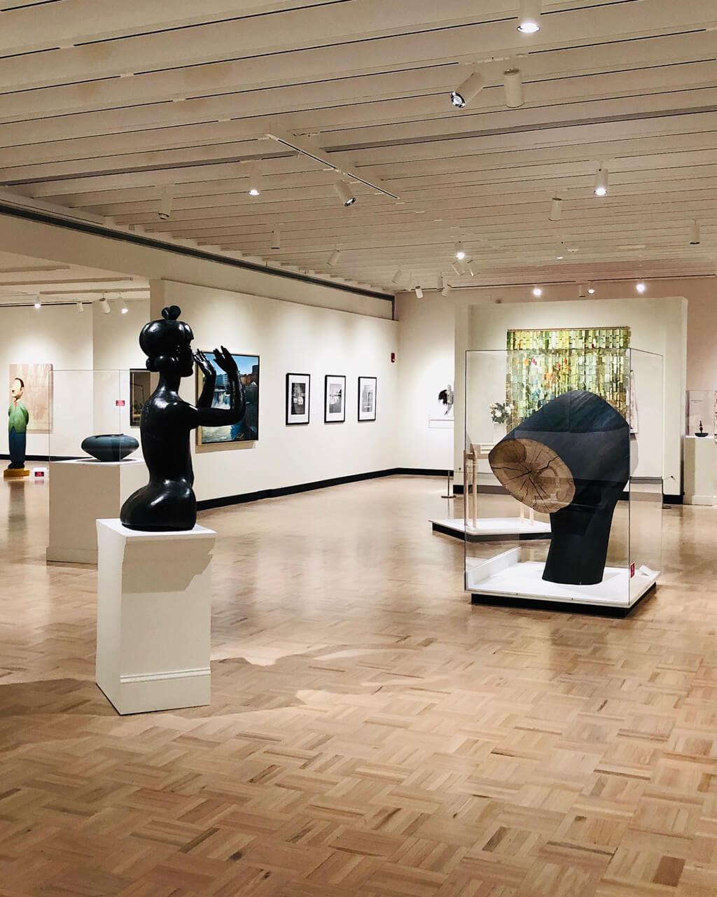 The Docent Gallery filled with art from the 66th Rochester-Finger Lakes Exhibition.