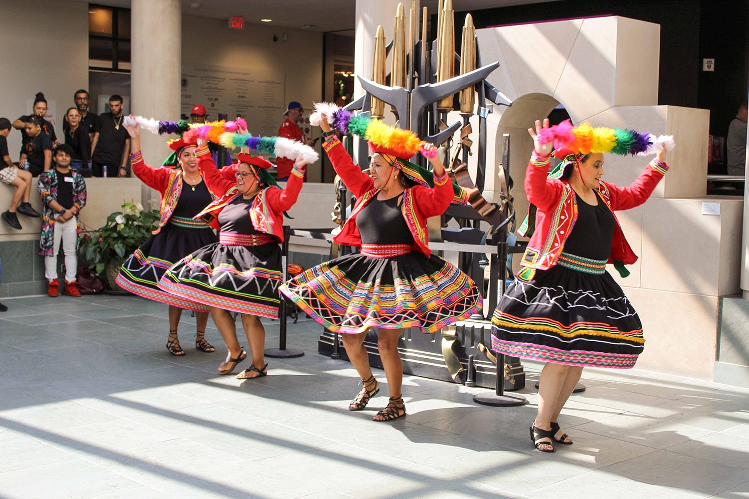 Dancers at Hispanic Heritage Celebration Day 2023.