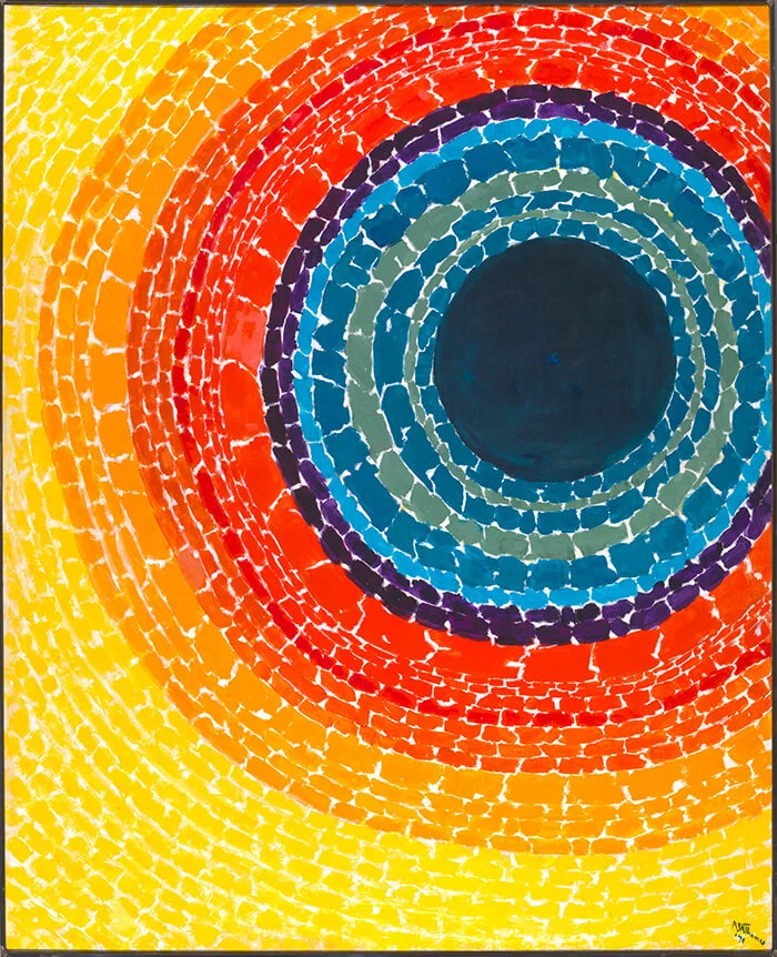 Alma Thomas, The Eclipse, 1970.