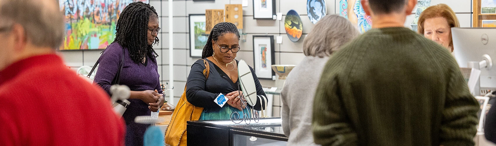 Shoppers in THE STORE @ MAG.