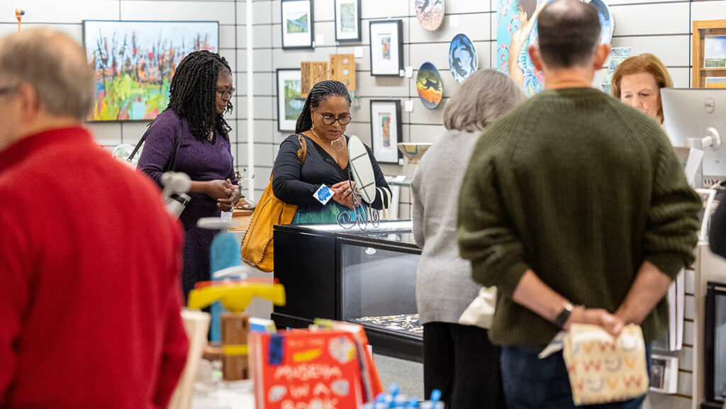 Shoppers in THE STORE @ MAG.