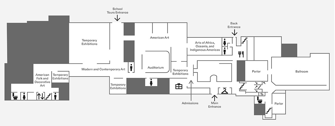 Museum map ground floor