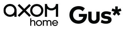 AXOM home / Gus logo