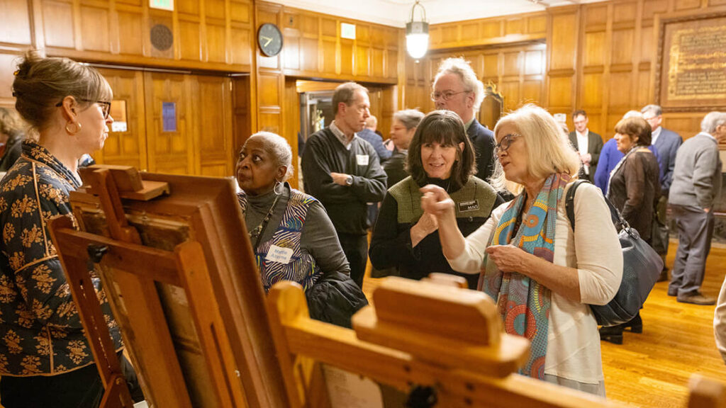Director's Circle members talk with curator Jess Marten about new acquisitions.