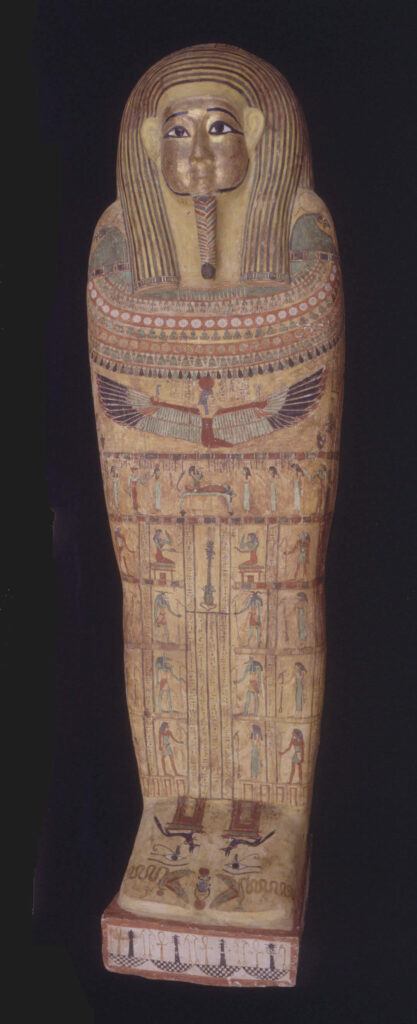 Egyptian coffin.